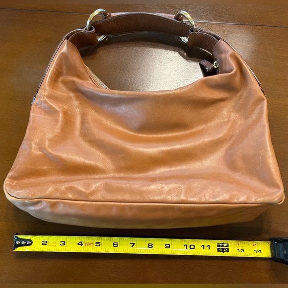 GUCCI Brown Leather Medium Horsebit Hobo Shoulder Bag - Picture 3 of 16